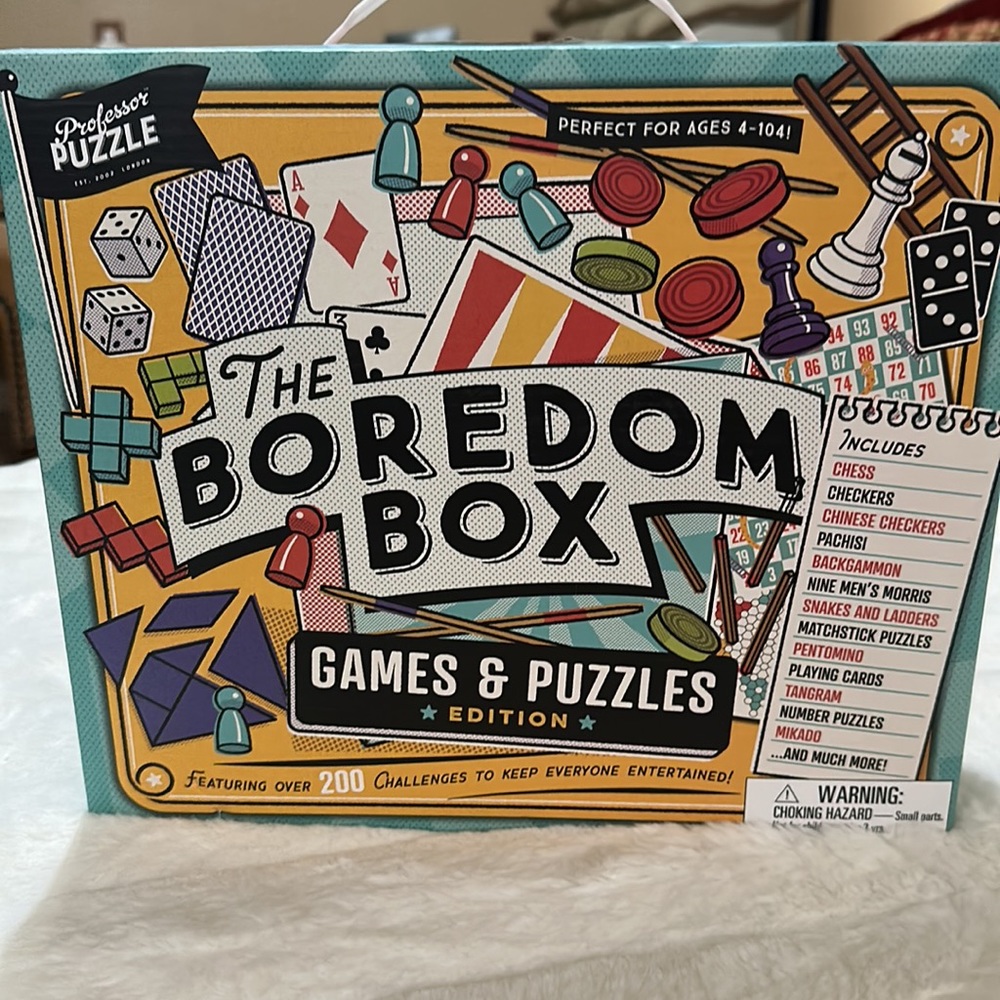 The Boredom Box Professor Puzzle 200 Play Sets